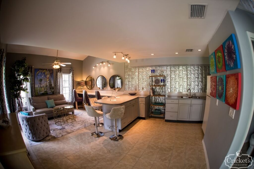 Bridal Suite Kitchenette living BLB Hacienda