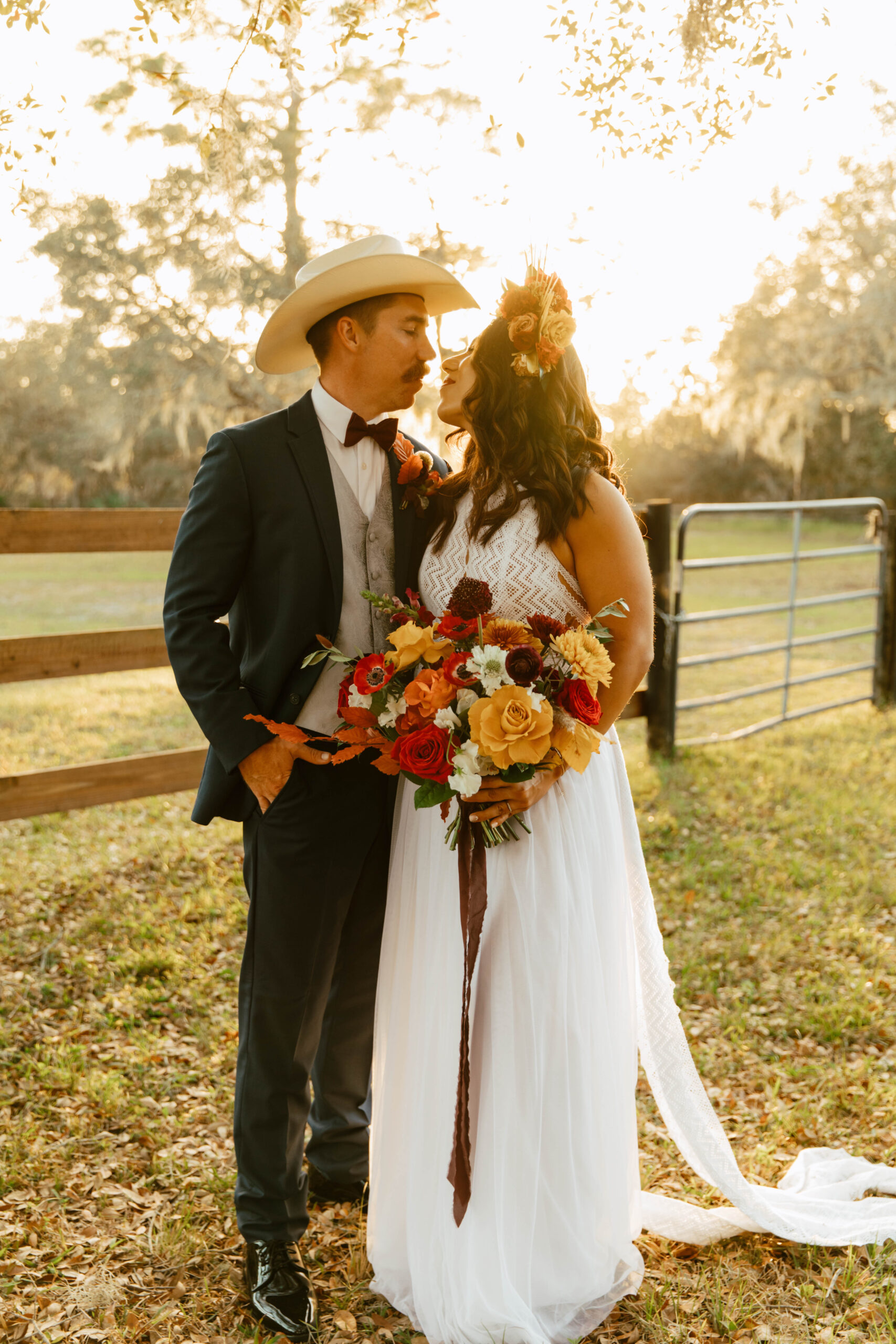 Western-Wedding-Newlyweds